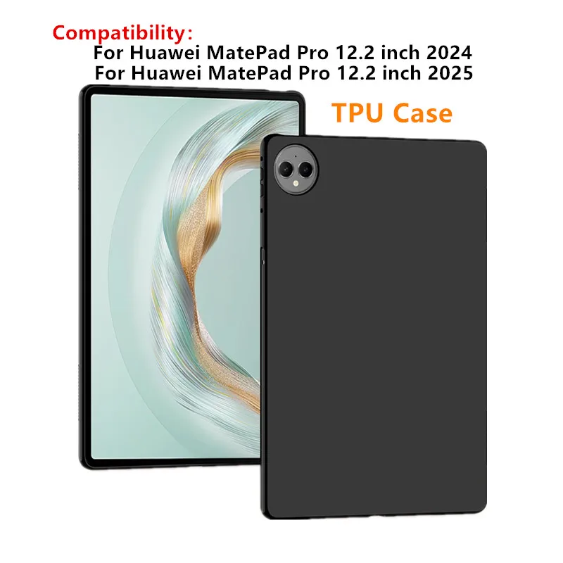 For Huawei MatePad Pro 12.2 inch 2025/2024 Protective Case Airbag Silicone Cover Tablet funda MRDI-W00/MRO-W00 12.2" TPU shell
For Huawei MatePad Pro 12.2 inch 2025/2024 Protective Case Airbag Silicone Cover Tablet funda MRDI-W00/MRO-W00 12.2" TPU shell
