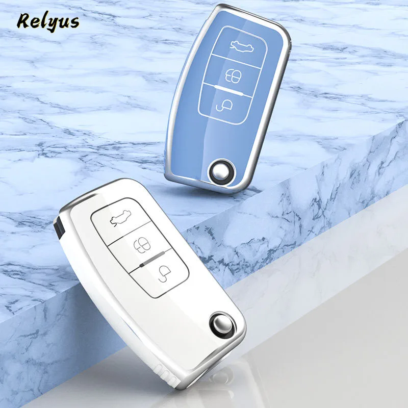 Soft TPU Car Flip Key Case Cover Protector Fob for Ford Fiesta Focus 2 Ecosport Kuga Escape Falcon B-Max C-Max Eco Sport Galaxy
Soft TPU Car Flip Key Case Cover Protector Fob for Ford Fiesta Focus 2 Ecosport Kuga Escape Falcon B-Max C-Max Eco Sport Galaxy