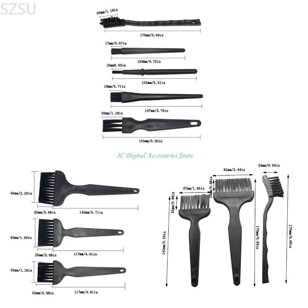 SZSU Handle Anti Static Brush Cleaning Brush Tool For Mobile Phone Tablet Repair Work
SZSU Handle Anti Static Brush Cleaning Brush Tool For Mobile Phone Tablet Repair Work