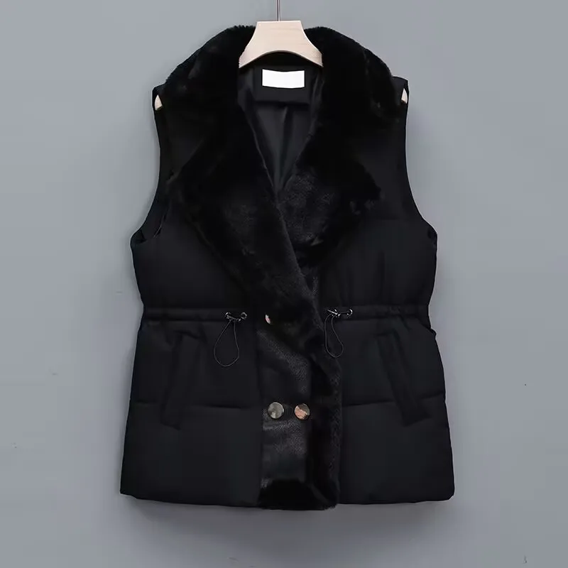Winter Ladies Casual Puffer Sleeveless Coat Korean Female Cotton Padded Vest Jacket 2025 Women Patchwork Parkas Waistcoat Tops
Winter Ladies Casual Puffer Sleeveless Coat Korean Female Cotton Padded Vest Jacket 2025 Women Patchwork Parkas Waistcoat Tops