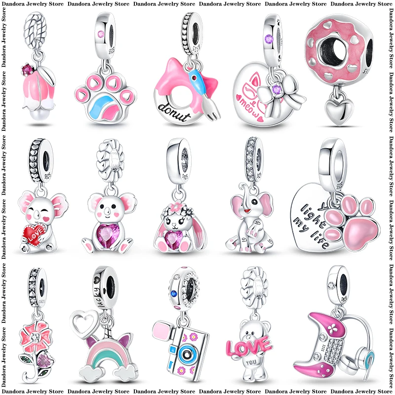 Pink Cute Animal Charm Beads Fit Pandora 925 Original Bracelet Women Silver Pendant Bead DIY Luxury Jewelry 2023 New Pink Charms
Pink Cute Animal Charm Beads Fit Pandora 925 Original Bracelet Women Silver Pendant Bead DIY Luxury Jewelry 2023 New Pink Charms
