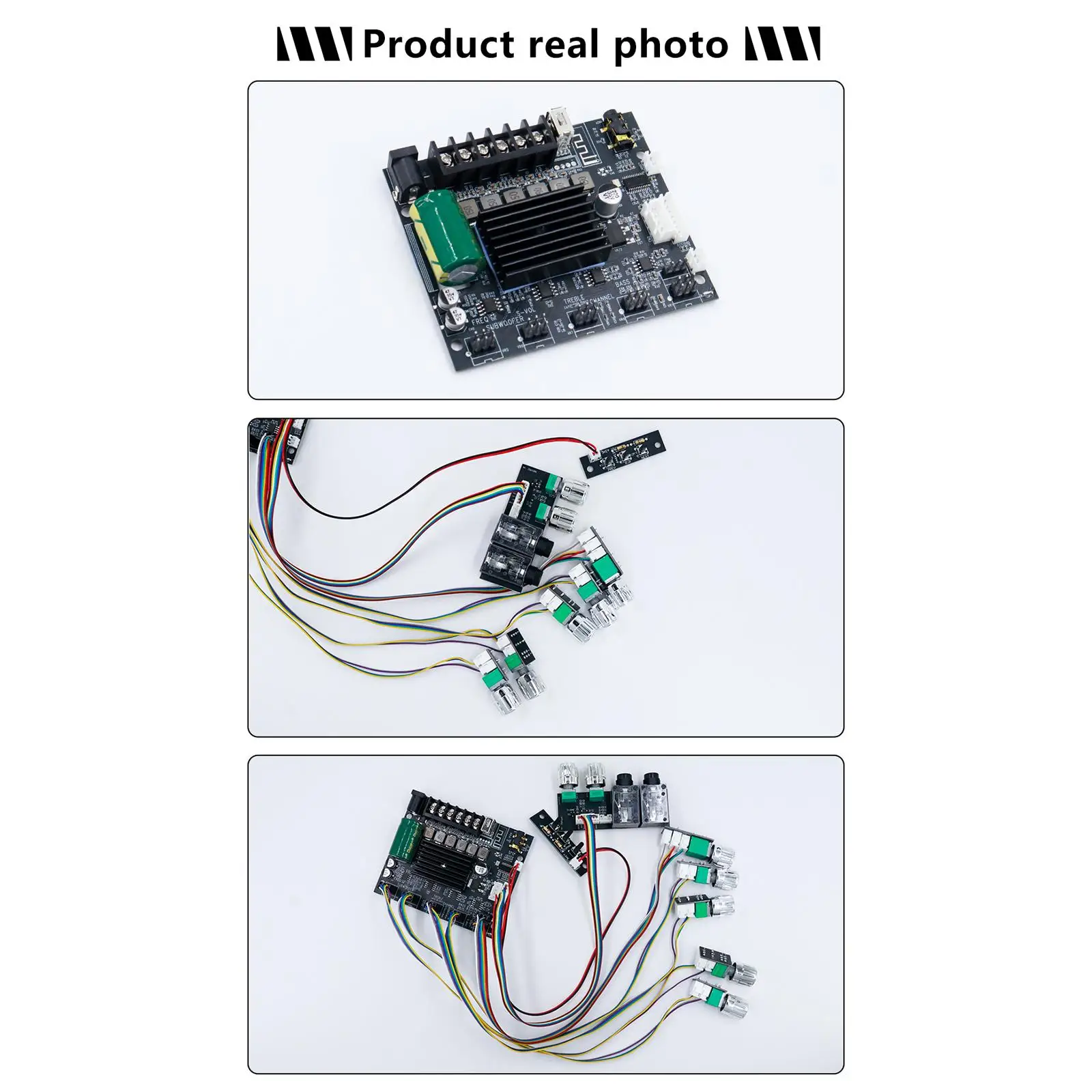 Высококачественная аудиоплата-усилитель TPA3116D2 с Bluetooth, USB и AUX для автомобильных и домашних акустических систем
Высококачественная аудиоплата-усилитель TPA3116D2 с Bluetooth, USB и AUX для автомобильных и домашних акустических систем