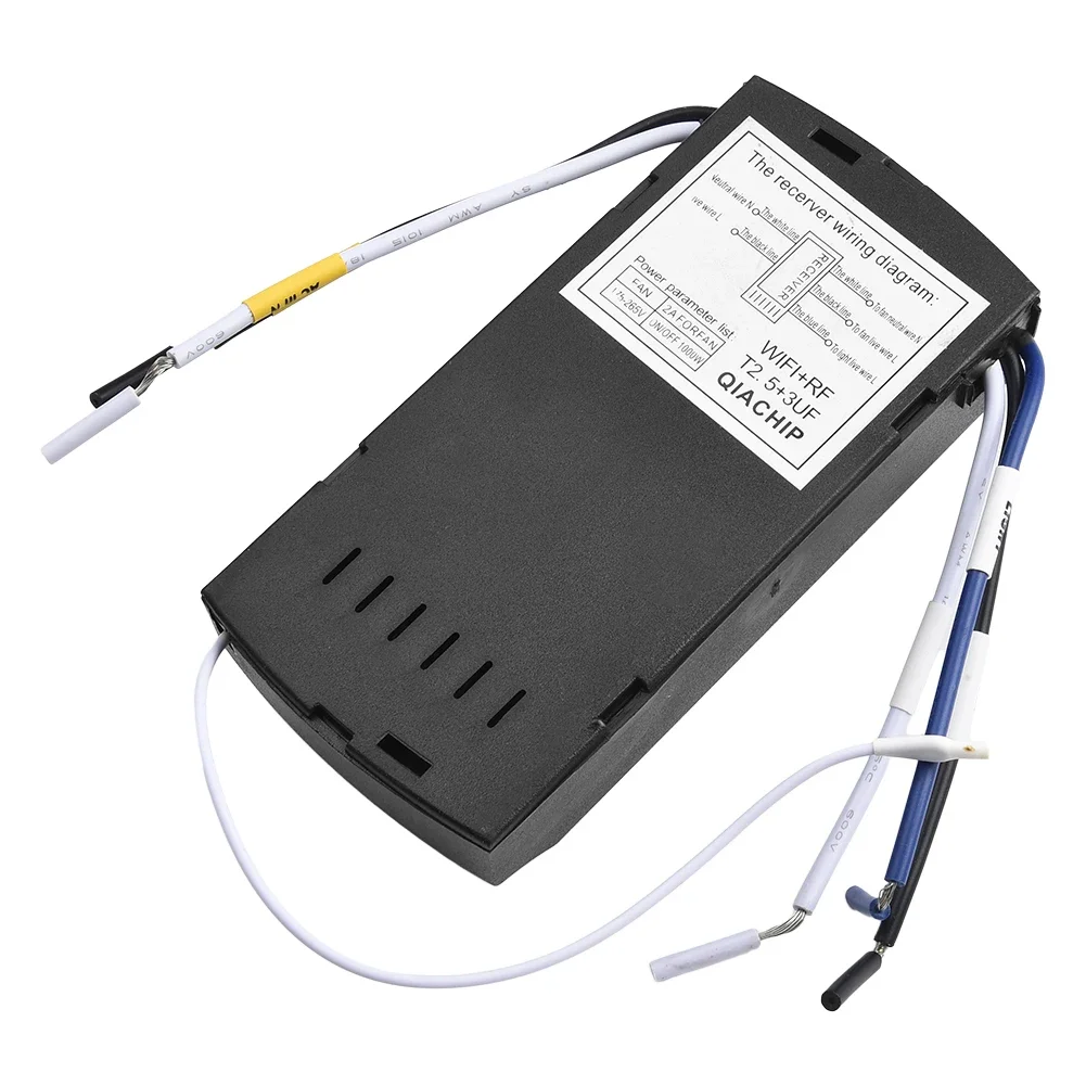 For Ceiling Fans Control Switches Remote Control Kit Ceiling Fan Light Remote Control Kit Tuya/APP Control WiFi Fan Switch
For Ceiling Fans Control Switches Remote Control Kit Ceiling Fan Light Remote Control Kit Tuya/APP Control WiFi Fan Switch