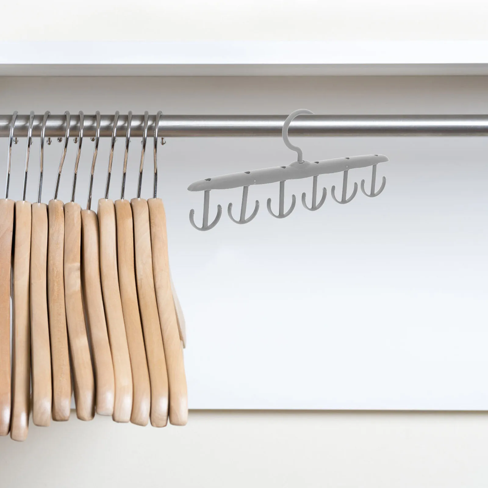 12 Hooks Rotatable Hanger Clothes Hats Plastic Multifunctional Space Saving Closet Organizer Storage Bag Hanger Jeans
12 Hooks Rotatable Hanger Clothes Hats Plastic Multifunctional Space Saving Closet Organizer Storage Bag Hanger Jeans
