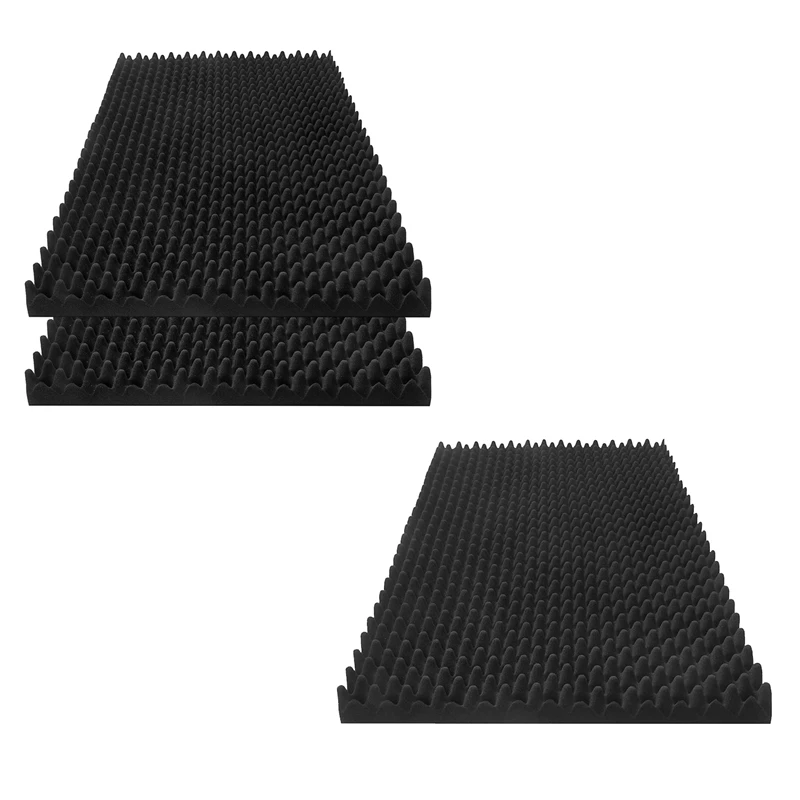 2 Piece Acoustic Foam Panels High Density Sound Absorbing Panels 48 X 24 X 2Inch For Home,Office, Recording Room, Studio
2 Piece Acoustic Foam Panels High Density Sound Absorbing Panels 48 X 24 X 2Inch For Home,Office, Recording Room, Studio