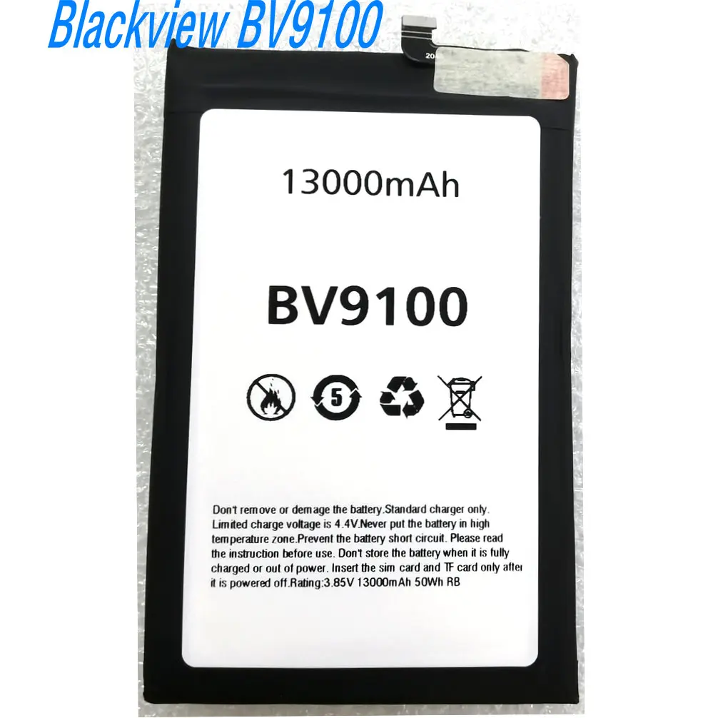 3.85V 13000mAh Replacement Li-ion Polymer Battery for Blackview BV9100 Mobile Phone
3.85V 13000mAh Replacement Li-ion Polymer Battery for Blackview BV9100 Mobile Phone