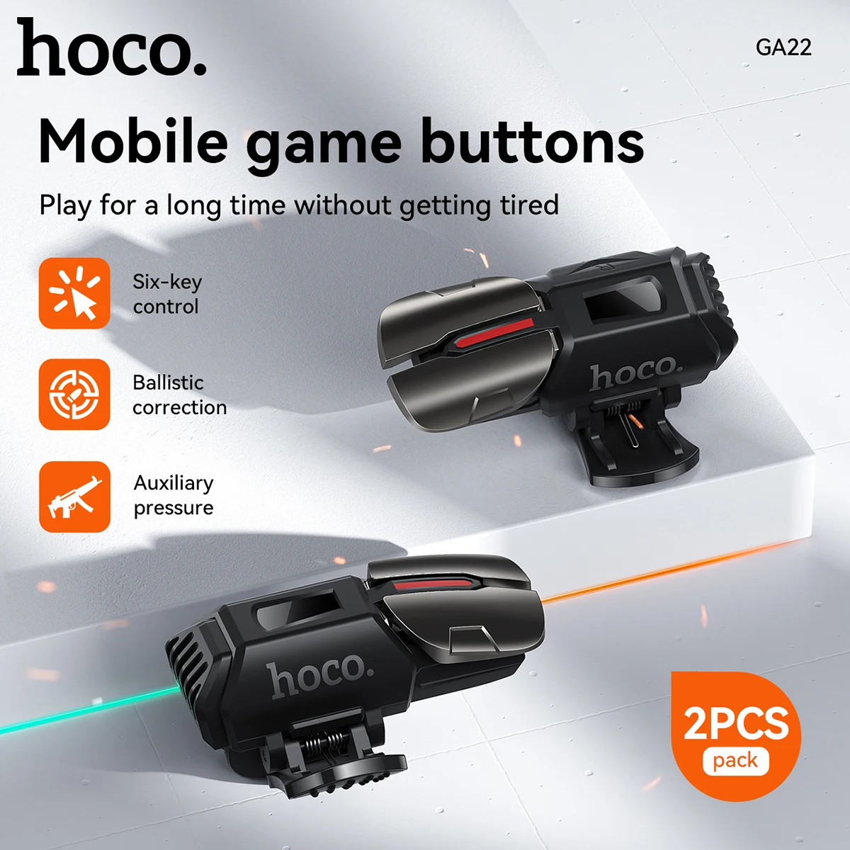 HOCO Six Fingers Mobile Phone Game Trigger For PUBG Aim Shooting ABS Key Button For Android IOS Universal Gamepad Accessories
HOCO Six Fingers Mobile Phone Game Trigger For PUBG Aim Shooting ABS Key Button For Android IOS Universal Gamepad Accessories