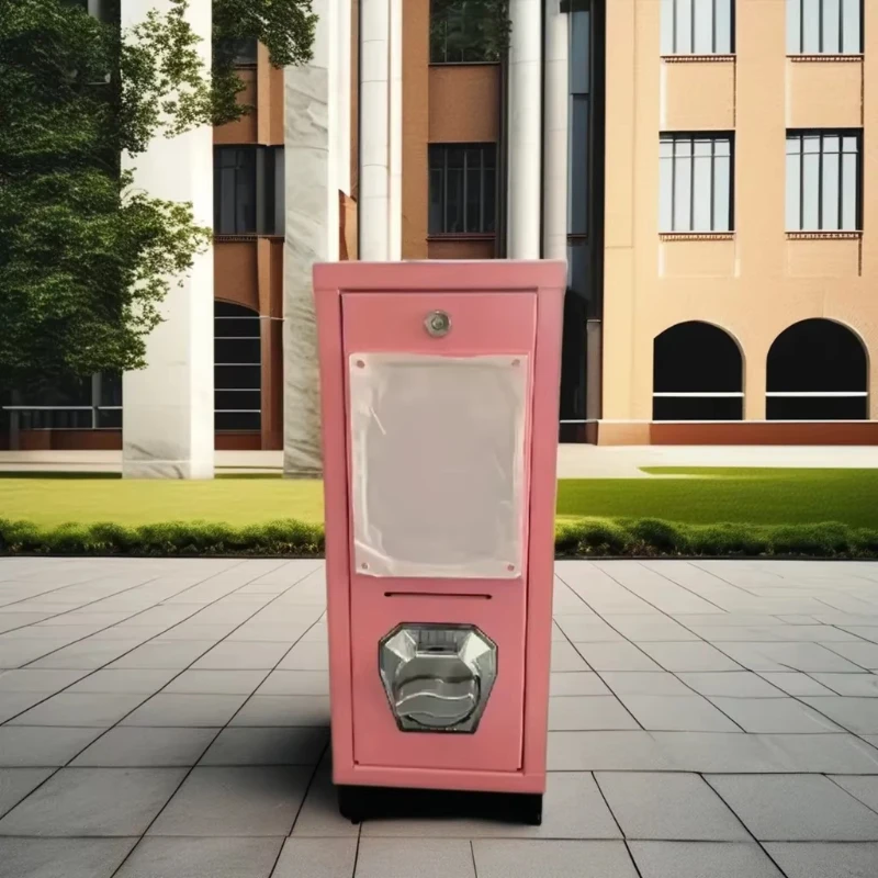 Latest Mechanical Pink Single Port Sticker Vending Machine, Coin Token Payment, Durable Metal
Latest Mechanical Pink Single Port Sticker Vending Machine, Coin Token Payment, Durable Metal