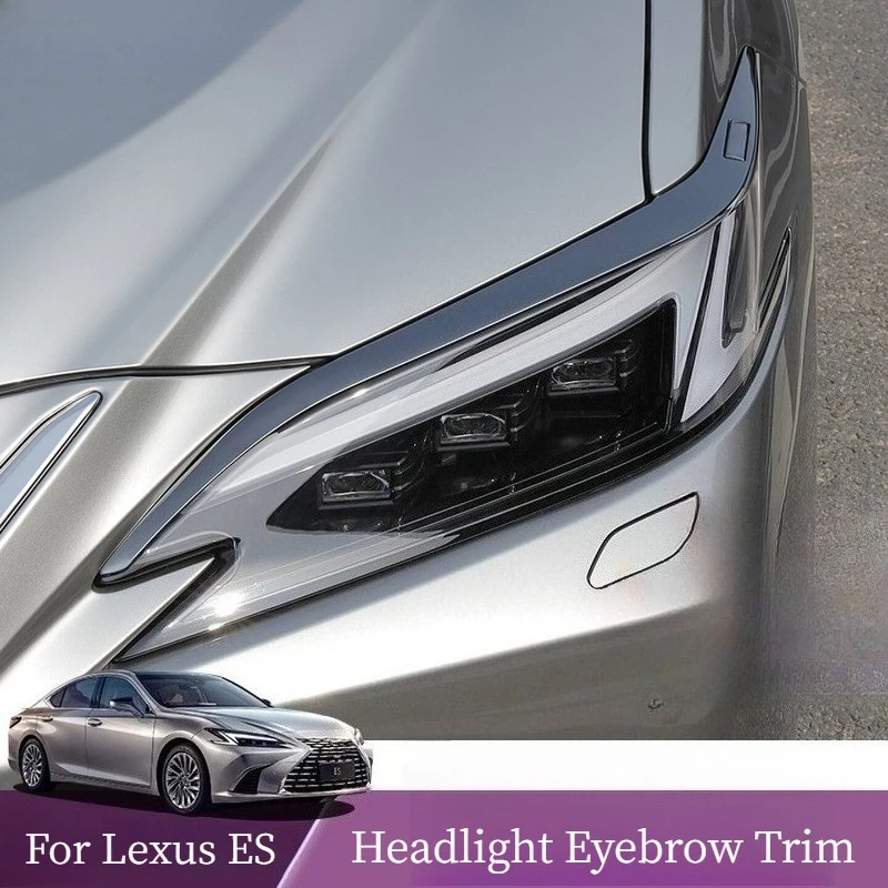 For Lexus ES200 ES260 ES300h Headlight Eyebrow Trim Chrome Molding Exterior Decorative Accessories
For Lexus ES200 ES260 ES300h Headlight Eyebrow Trim Chrome Molding Exterior Decorative Accessories