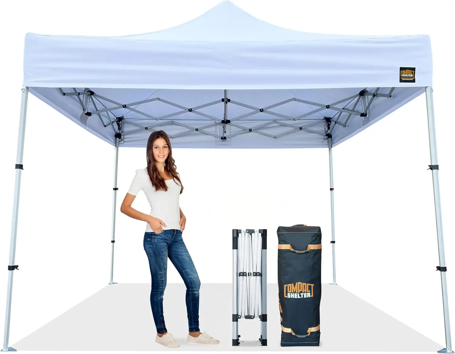 10x10 Heavy Duty Pop Up Canopy - Easy Setup, Commercial Grade Aluminum Frame, 42” Folded Frame Height, UPF 50+, Portable Tent fo
10x10 Heavy Duty Pop Up Canopy - Easy Setup, Commercial Grade Aluminum Frame, 42” Folded Frame Height, UPF 50+, Portable Tent fo