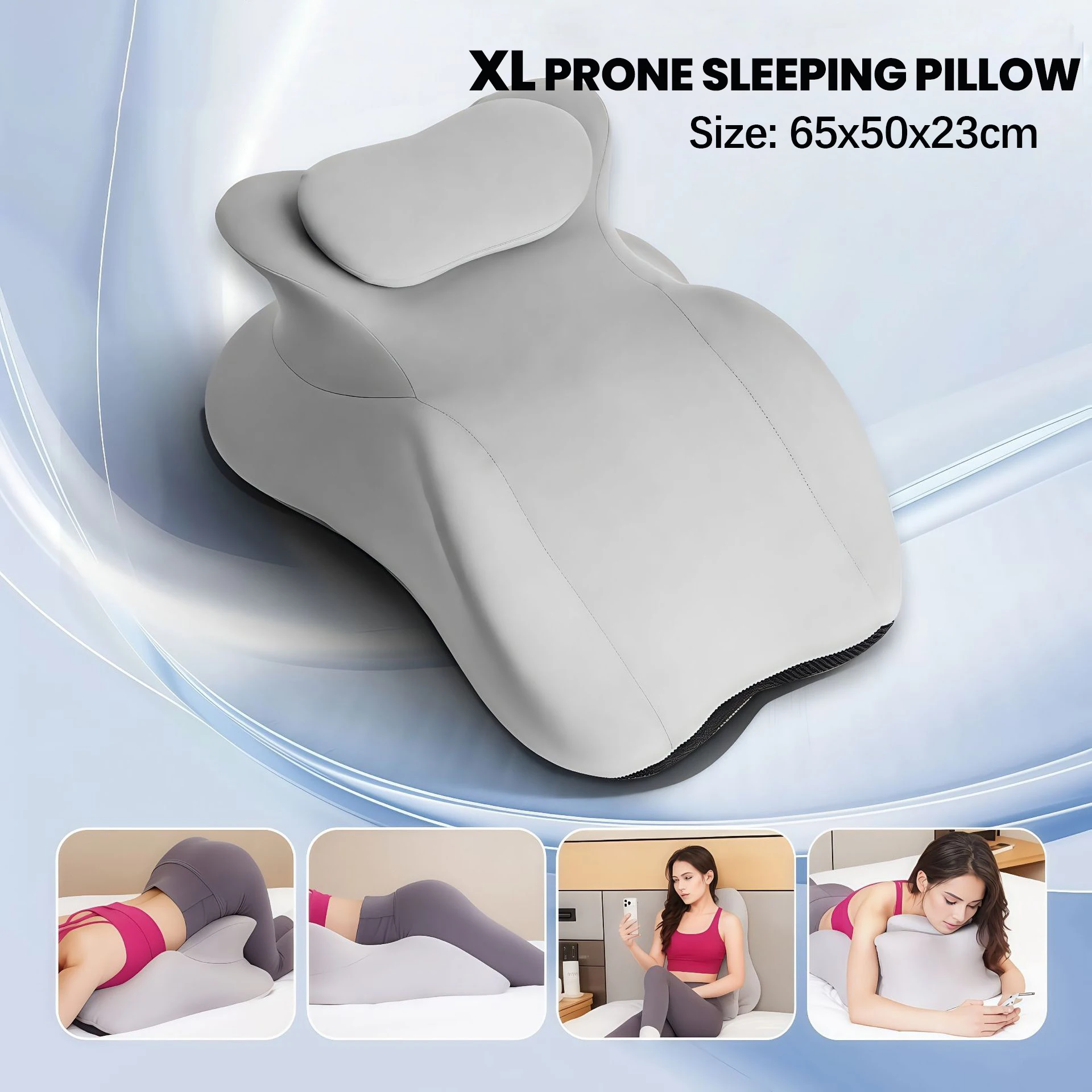 Extra Large Ergonomic Memory Foam Wedge Pillow Firm King Size Prone Pillow for Acid Reflux & Leg Pain Relief Washable Cover
Extra Large Ergonomic Memory Foam Wedge Pillow Firm King Size Prone Pillow for Acid Reflux & Leg Pain Relief Washable Cover