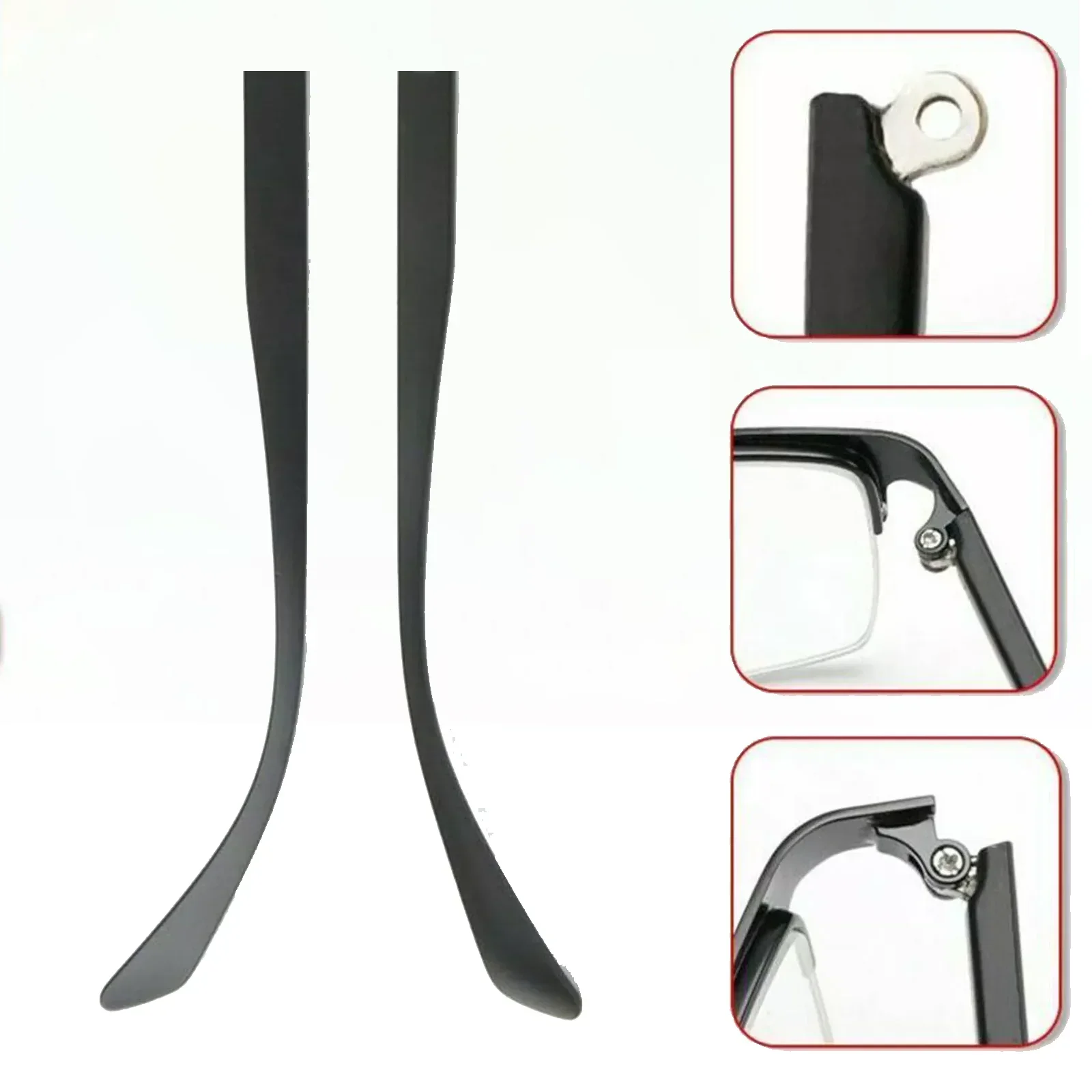 1 Pair New Replacement TR90 Sunglasses Legs Sunglasses Repair Eyeglasses Leg Replacement Black 140mm
1 Pair New Replacement TR90 Sunglasses Legs Sunglasses Repair Eyeglasses Leg Replacement Black 140mm