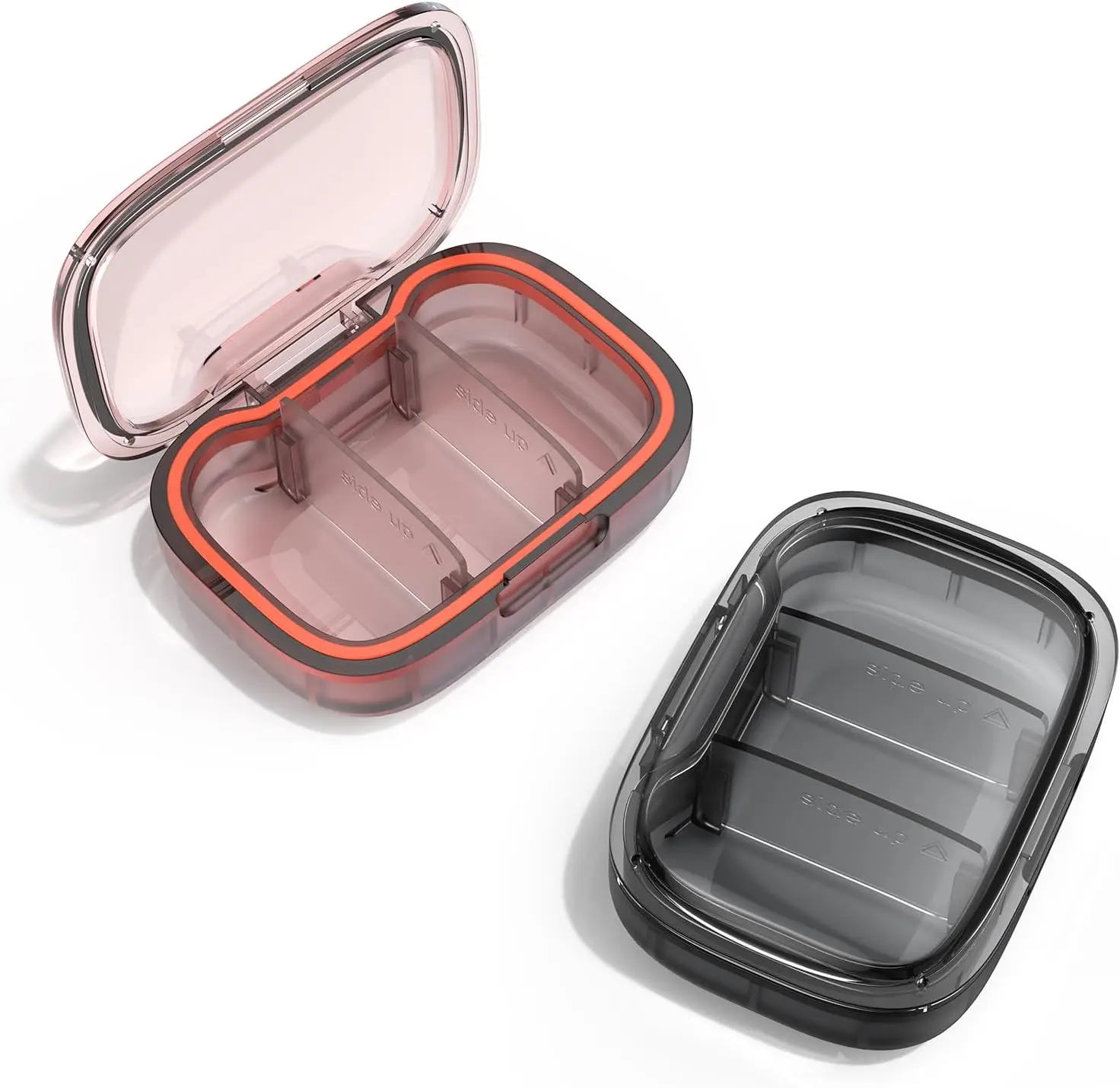 2 Pack Compartment Small Pill , Moisture Pill Case, Travel Pill Organizer for Pocket Purse, Daily Portable Medicine Vitamin ,
2 Pack Compartment Small Pill , Moisture Pill Case, Travel Pill Organizer for Pocket Purse, Daily Portable Medicine Vitamin ,