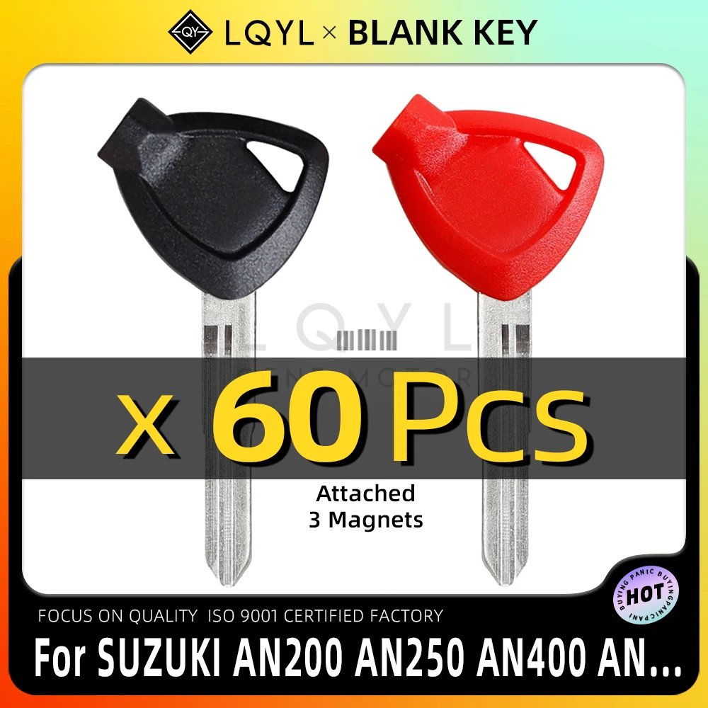LQYL 60 Pcs Blank Key Motorcycle Replace Uncut Magnet Keys For SUZUKI AN200 AN250 AN400 AN650
LQYL 60 Pcs Blank Key Motorcycle Replace Uncut Magnet Keys For SUZUKI AN200 AN250 AN400 AN650