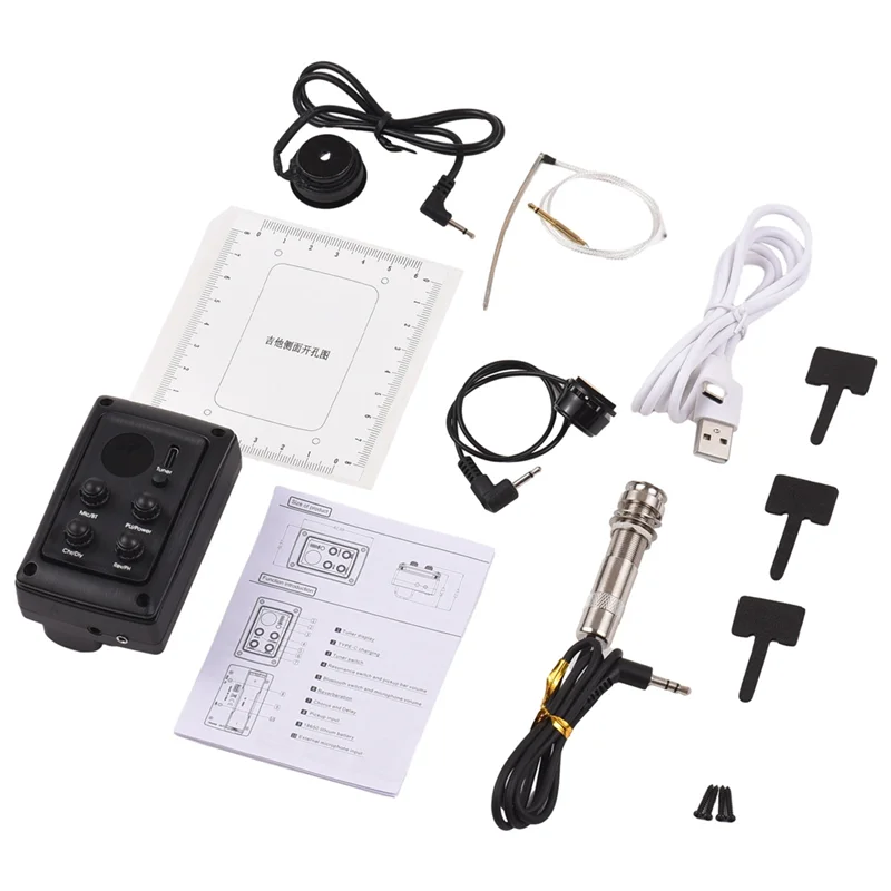 AY14 -For DSP Resonance Sound Pickup Guitar Resonant Pickup For Guitar With External Microphone Anti-Howling BT Guitar Pickup
AY14 -For DSP Resonance Sound Pickup Guitar Resonant Pickup For Guitar With External Microphone Anti-Howling BT Guitar Pickup