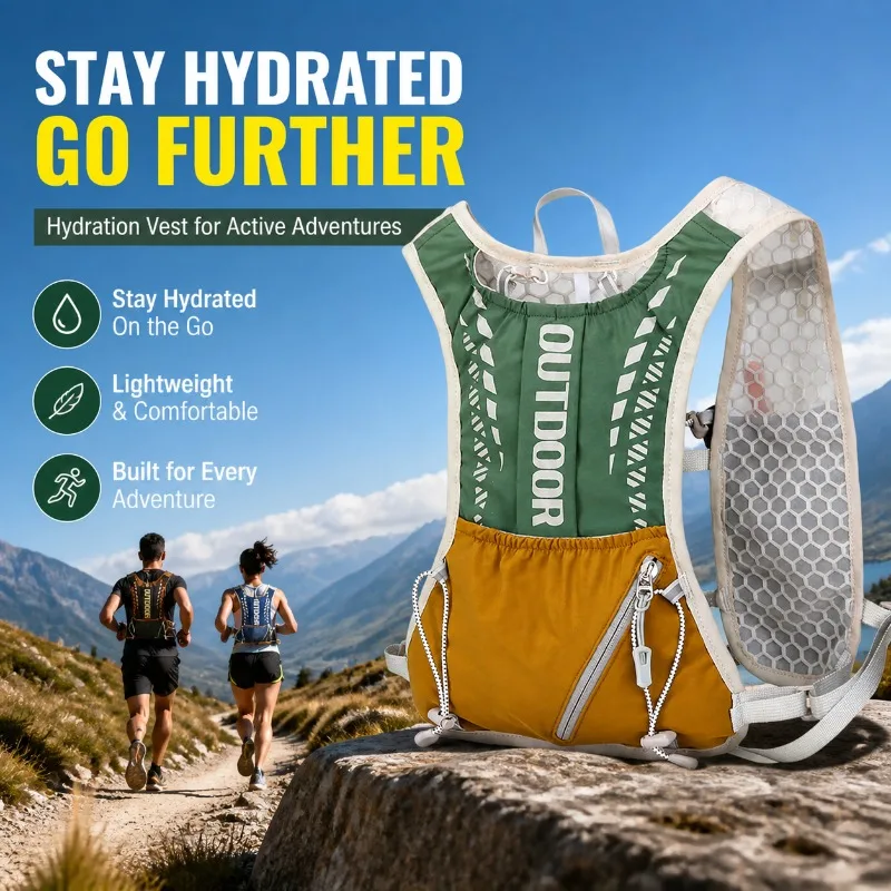 Professional Cross Country Running Vest Bag Unisex Outdoor Marathon Climbing Cycling Hiking Hydration Pocket Backpack
Professional Cross Country Running Vest Bag Unisex Outdoor Marathon Climbing Cycling Hiking Hydration Pocket Backpack