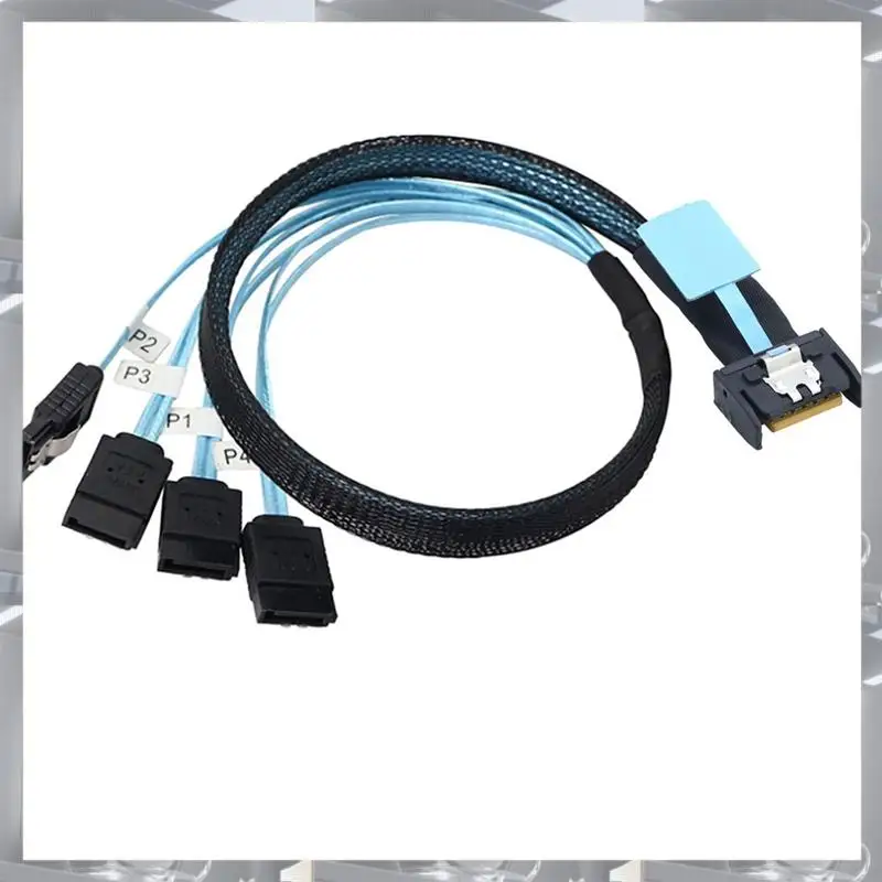 Лидер продаж-Slimsas 8654 MCIO 4I 38Pin к 4X кабелю SATA PCIE5.0 PCI-E серверный удлинитель для подключения данных высокоскоростной, Slimsas 8
Лидер продаж-Slimsas 8654 MCIO 4I 38Pin к 4X кабелю SATA PCIE5.0 PCI-E серверный удлинитель для подключения данных высокоскоростной, Slimsas 8