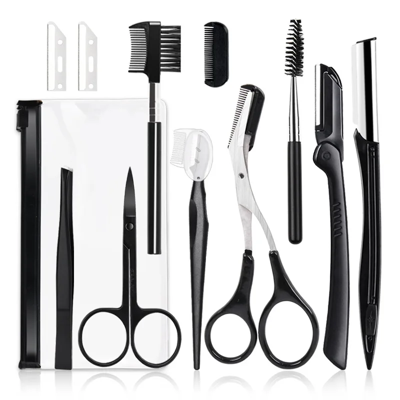 4/6/9/11/12pcs Eyebrow Cutters Set Eyebrow Trimmer Eyebrow Razor Kit Hair Removal Razor Woman Eyebrow Shaper Makeup Tools
4/6/9/11/12pcs Eyebrow Cutters Set Eyebrow Trimmer Eyebrow Razor Kit Hair Removal Razor Woman Eyebrow Shaper Makeup Tools