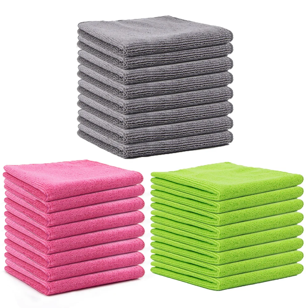 24pcs Microfiber Cleaning Cloths Dishwashing Cloth Multi-Purpose Cleaning Towel for Car, Kitchen, Bathroom, and Home Use
24pcs Microfiber Cleaning Cloths Dishwashing Cloth Multi-Purpose Cleaning Towel for Car, Kitchen, Bathroom, and Home Use