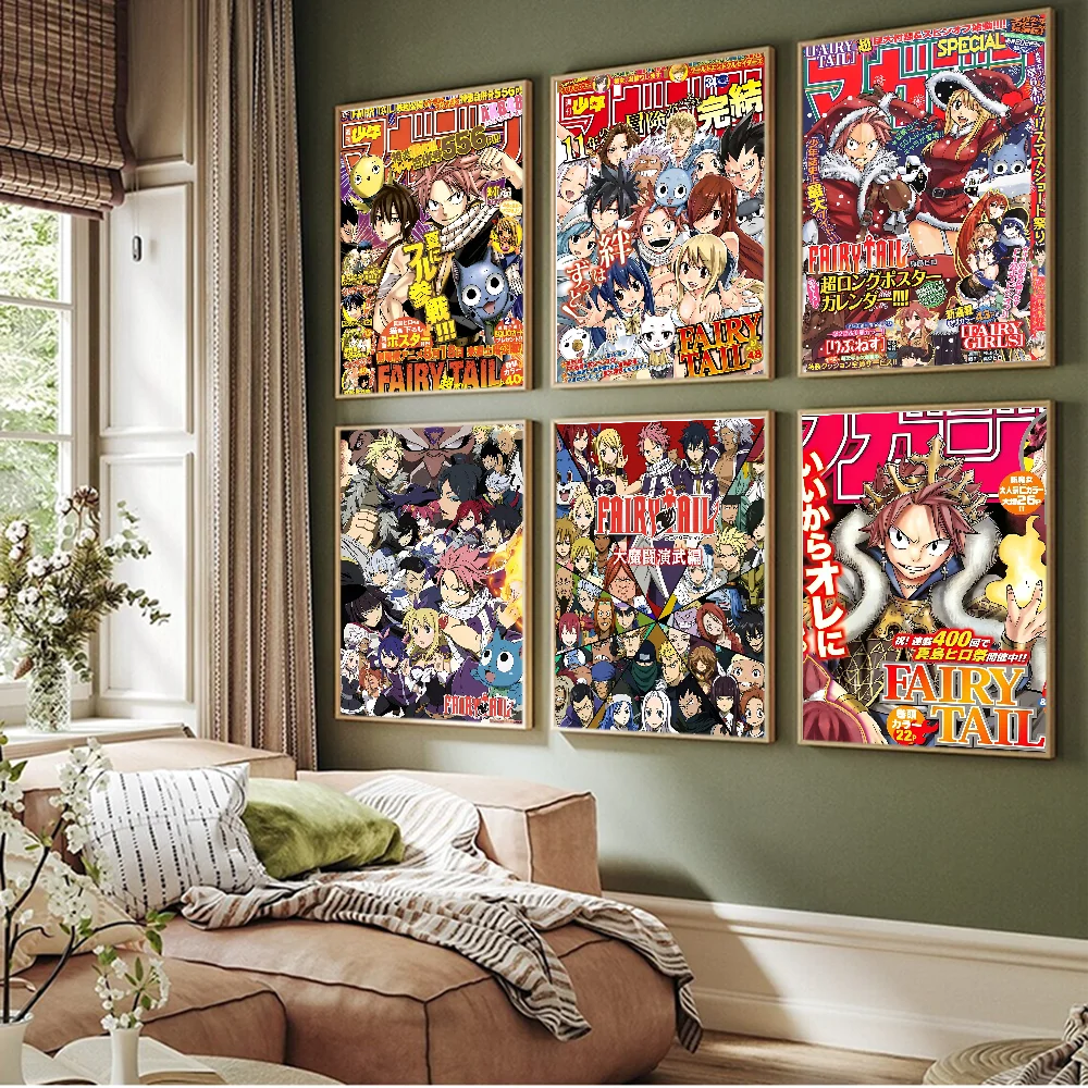 Anime Fairy Tail Self-adhesive Art Poster Waterproof Paper Sticker Coffee House Bar Posters Wall Stickers
Anime Fairy Tail Self-adhesive Art Poster Waterproof Paper Sticker Coffee House Bar Posters Wall Stickers