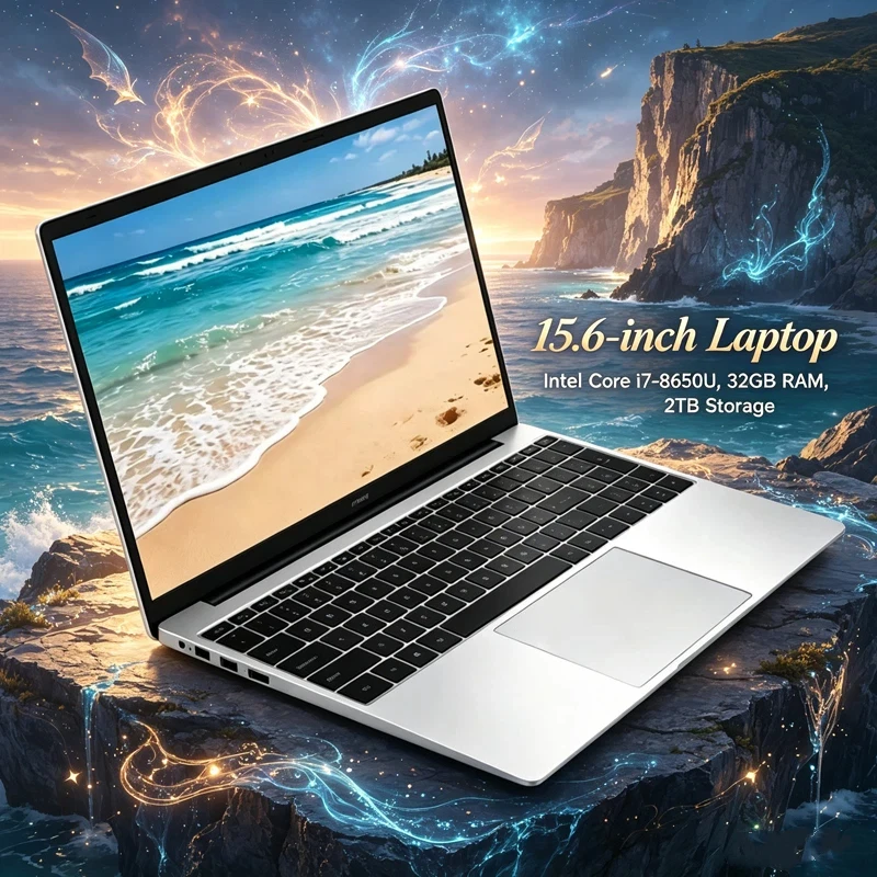 15.6" FHD IPS Notebook, 120Hz Screen, Intel I7-8650U, 32GB RAM, 2TB SSD, Backlit Keyboard & Durable Battery for Daily Use
15.6" FHD IPS Notebook, 120Hz Screen, Intel I7-8650U, 32GB RAM, 2TB SSD, Backlit Keyboard & Durable Battery for Daily Use