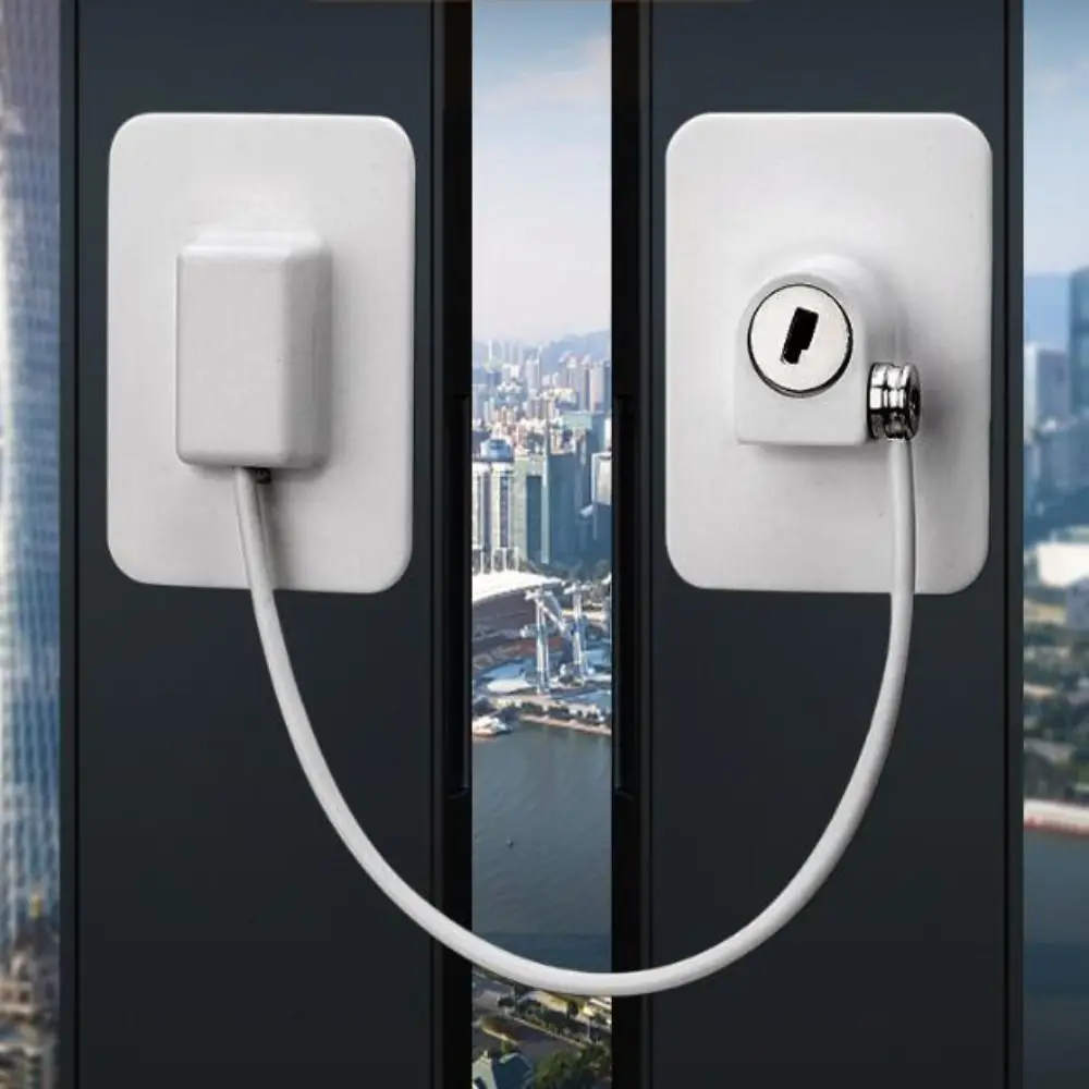 Adhesive Refrigerator Door Lock Window Cable Restrictor Lock Unisex Safety Cable Lock Window Restrictors Window Safety Lock
Adhesive Refrigerator Door Lock Window Cable Restrictor Lock Unisex Safety Cable Lock Window Restrictors Window Safety Lock