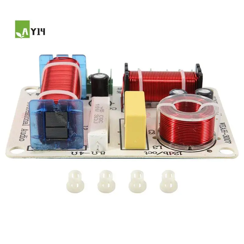 AY14 -3 Way Speaker Frequency Divider 300W Hifi Crossover Filter Frequency Distributor For DIY Home Speaker Modification
AY14 -3 Way Speaker Frequency Divider 300W Hifi Crossover Filter Frequency Distributor For DIY Home Speaker Modification