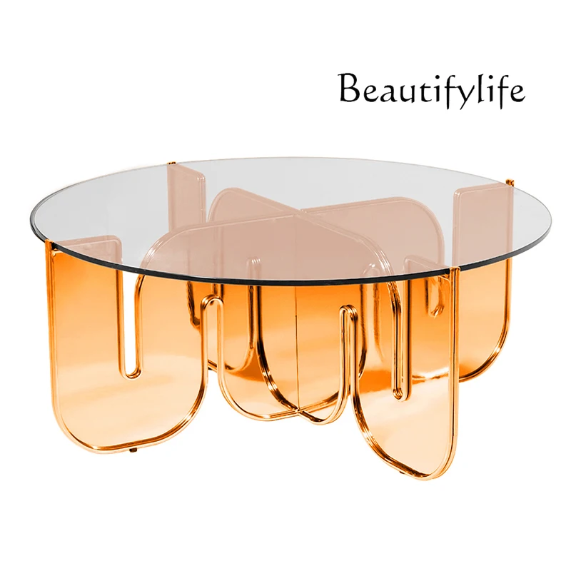 Nordic Light Luxury Wave Acrylic Tea Table Glass round Transparent Simple Small Apartment Living Room Table
Nordic Light Luxury Wave Acrylic Tea Table Glass round Transparent Simple Small Apartment Living Room Table