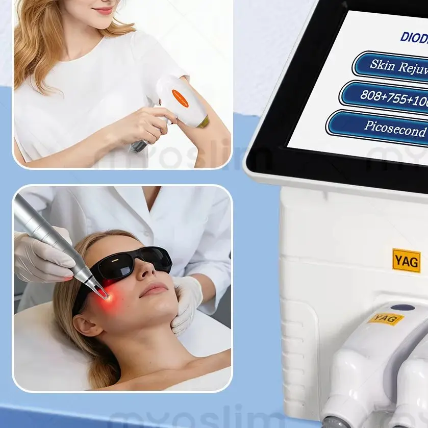 2 in 1 808nm Laser Machine Professional Picosecond Laser Tattoo Removal Permanent Hair Removal 808 Diode Laser Beauty Machine
2 in 1 808nm Laser Machine Professional Picosecond Laser Tattoo Removal Permanent Hair Removal 808 Diode Laser Beauty Machine