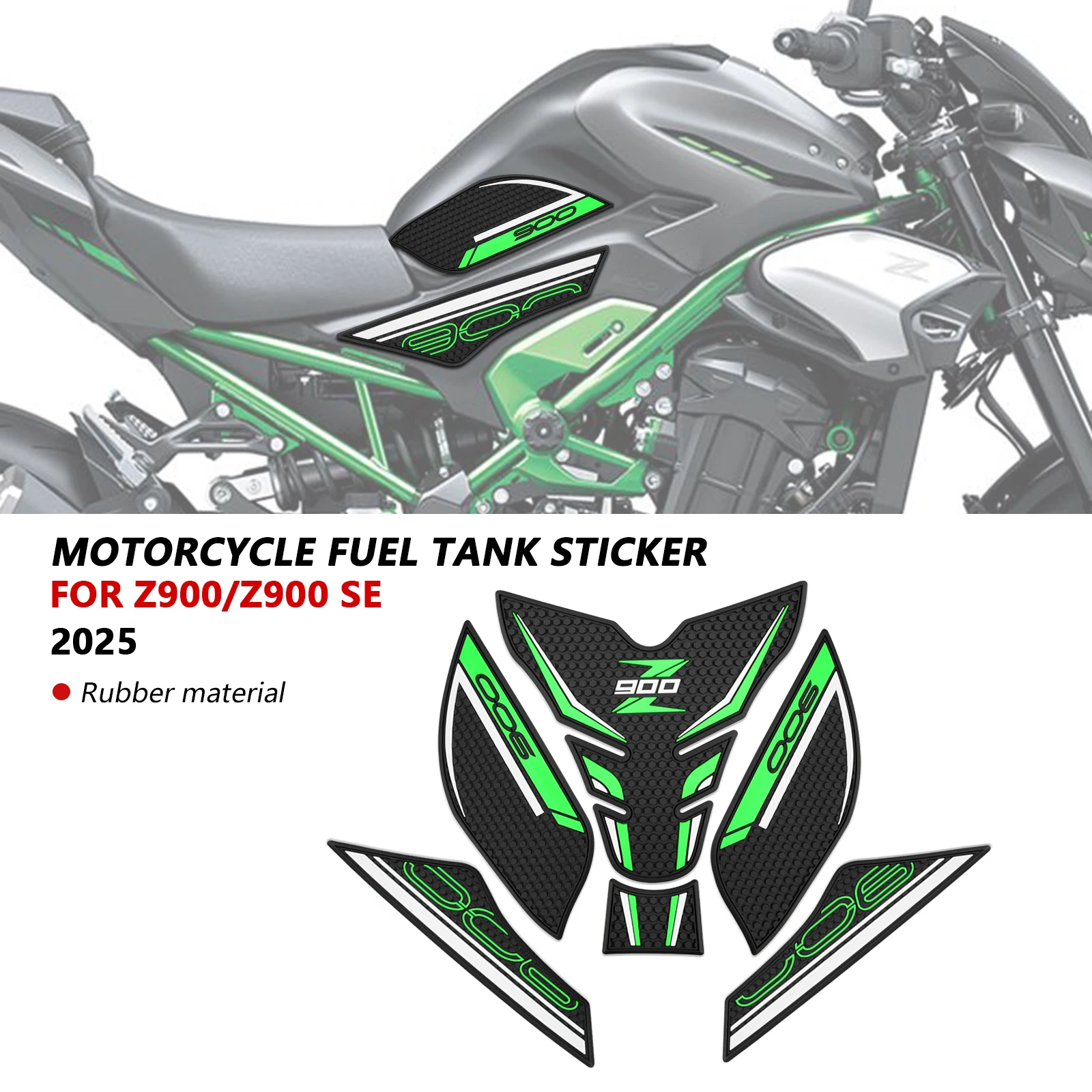 Новые аксессуары, Нескользящие боковые наклейки на топливный бак для мотоцикла, водонепроницаемая резиновая наклейка для Z900 2025 Z900 SE 2025
Новые аксессуары, Нескользящие боковые наклейки на топливный бак для мотоцикла, водонепроницаемая резиновая наклейка для Z900 2025 Z900 SE 2025