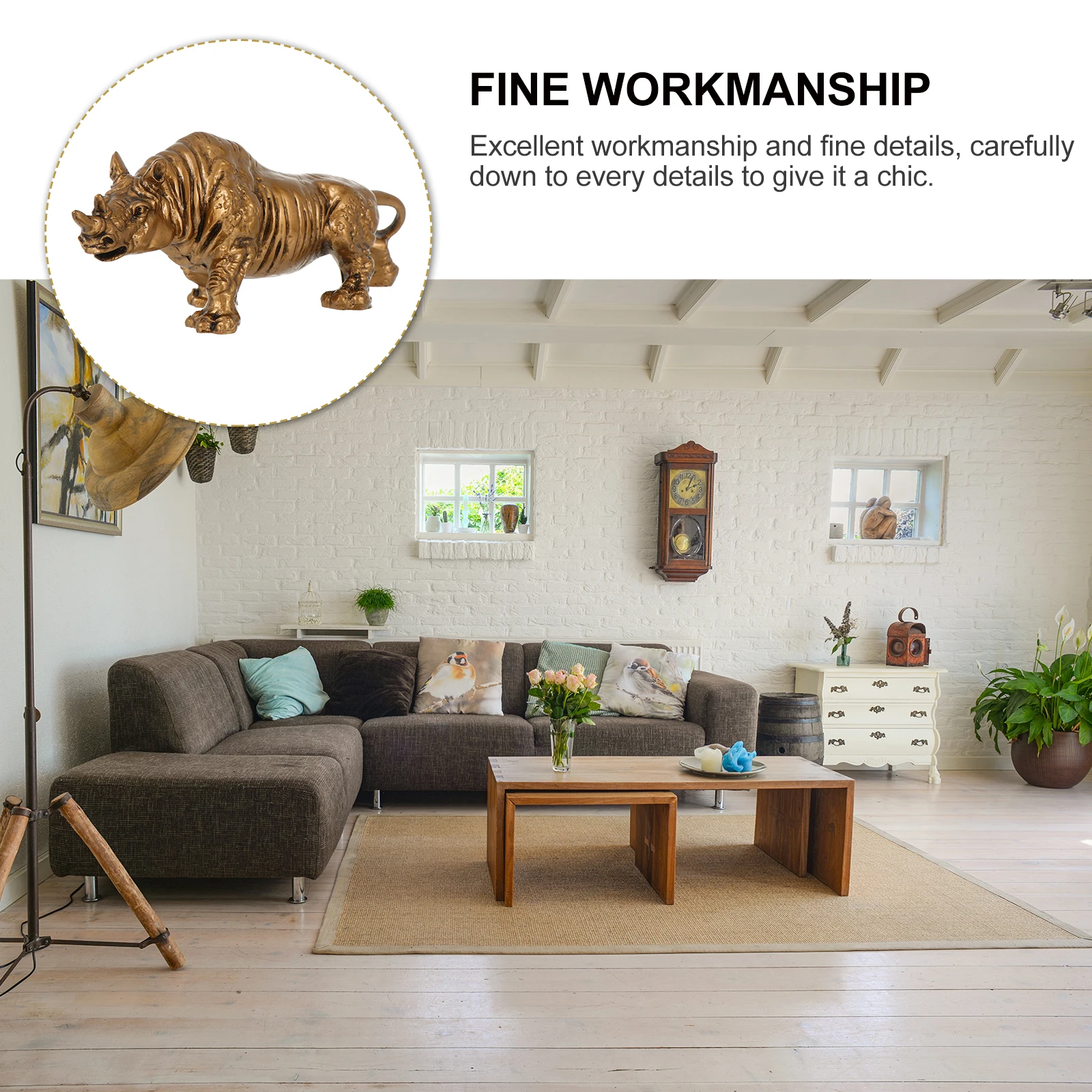 Mini Resin Rhino Lightweight Cute Animal Ornament For Home Office Desk Micro Landscape Statue Craft Micro Home Ornaments
Mini Resin Rhino Lightweight Cute Animal Ornament For Home Office Desk Micro Landscape Statue Craft Micro Home Ornaments