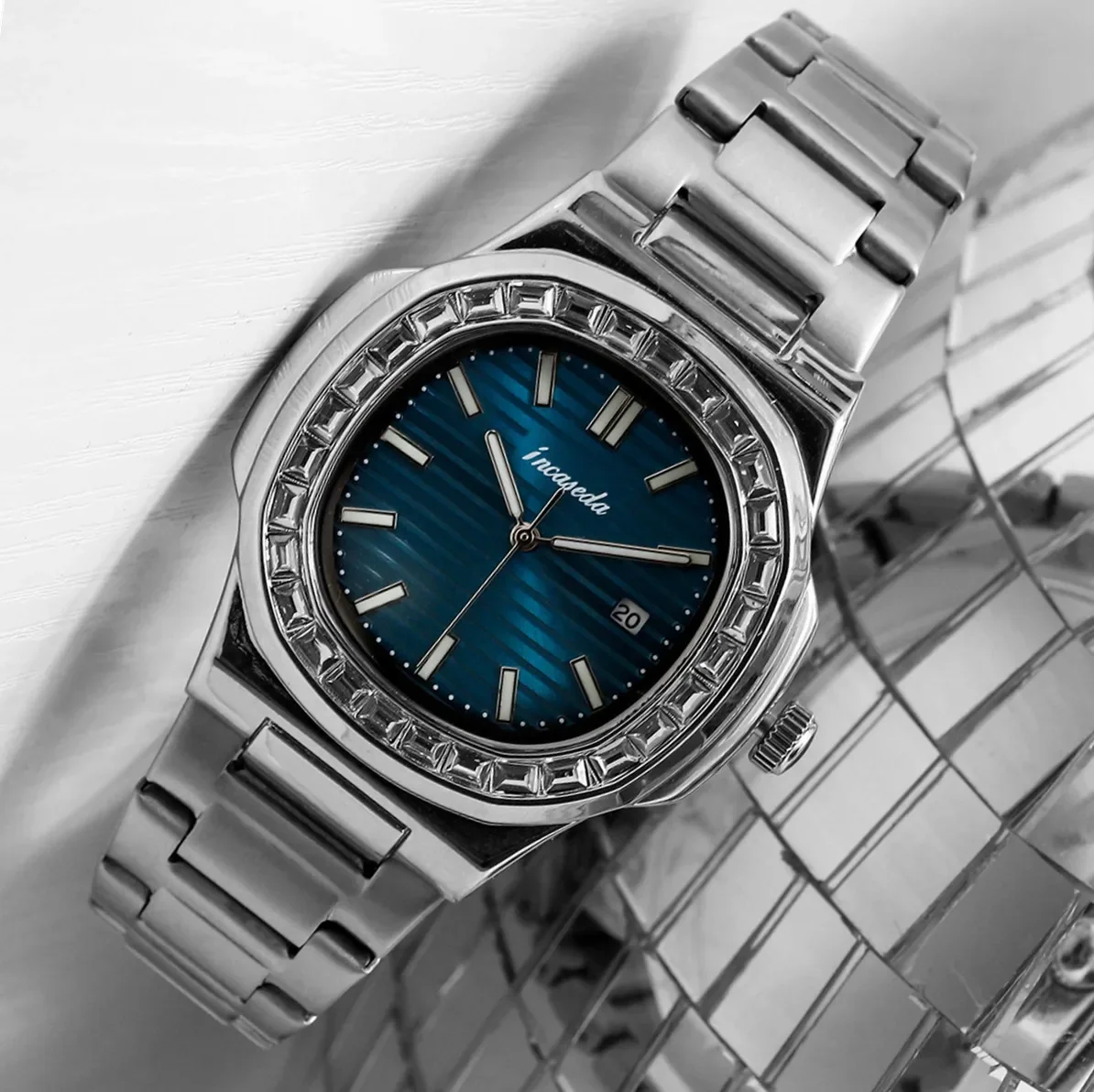New INCASEDA luxury men's watches business brand-name men's watches waterproof luminous diamond quartz watches of high quality
New INCASEDA luxury men's watches business brand-name men's watches waterproof luminous diamond quartz watches of high quality