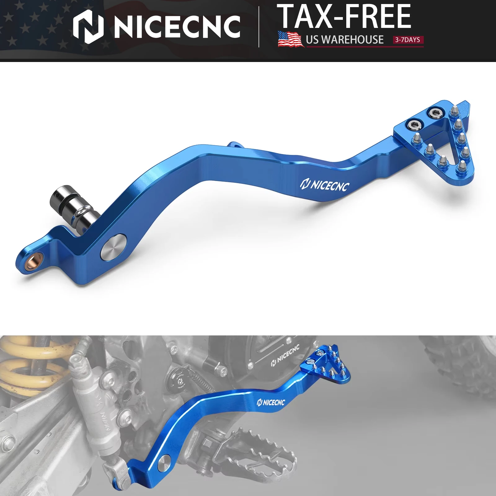 NICECNC для Yamaha YZ85 2023 YZ 85 2002-2023 2022 2021, рычаг задней педали тормоза, регулируемый наконечник, алюминиевый мотоцикл 5PA-27211-00-00
NICECNC для Yamaha YZ85 2023 YZ 85 2002-2023 2022 2021, рычаг задней педали тормоза, регулируемый наконечник, алюминиевый мотоцикл 5PA-27211-00-00