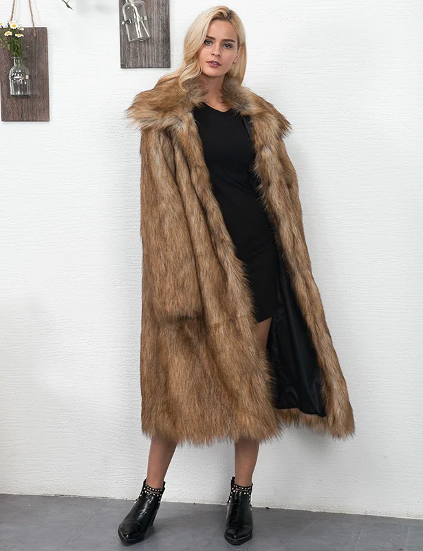 Winter Jacket Women's Clothing Faux Fur Long Coat for Women Fashion Commuter Thickened Warm White Fur Jacket Winter Clothes
Winter Jacket Women's Clothing Faux Fur Long Coat for Women Fashion Commuter Thickened Warm White Fur Jacket Winter Clothes