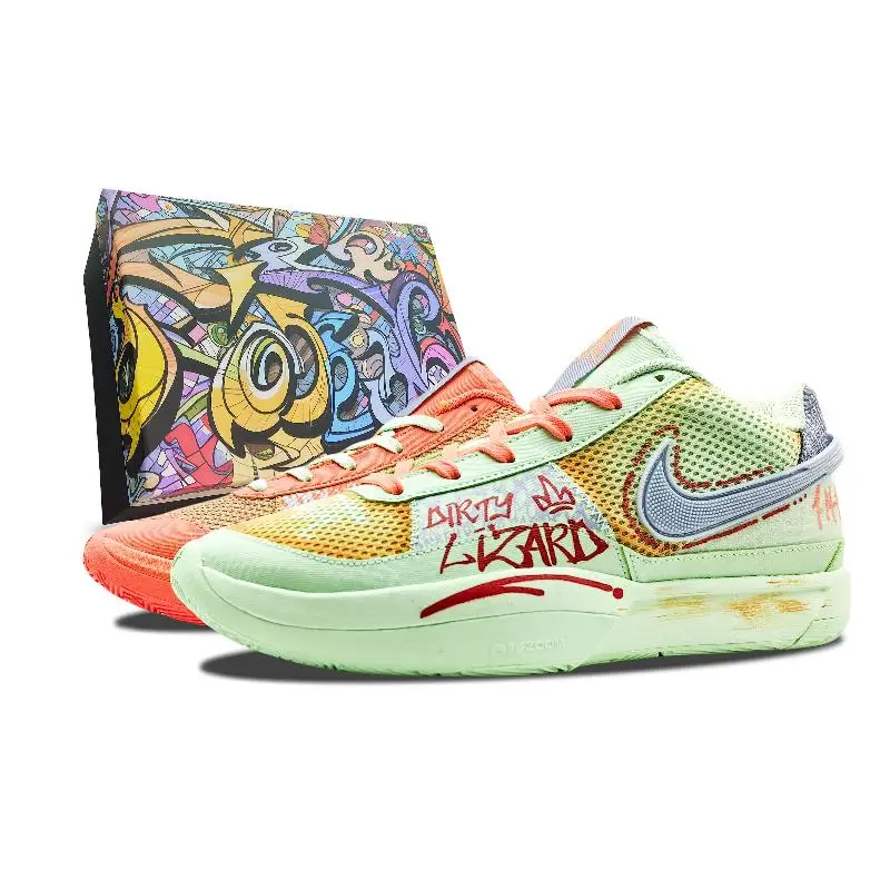 【Customize】Nike Ja 1 Basketball Shoes Men Low-top Green/Orange Sneakers shoes FV1288-800
【Customize】Nike Ja 1 Basketball Shoes Men Low-top Green/Orange Sneakers shoes FV1288-800