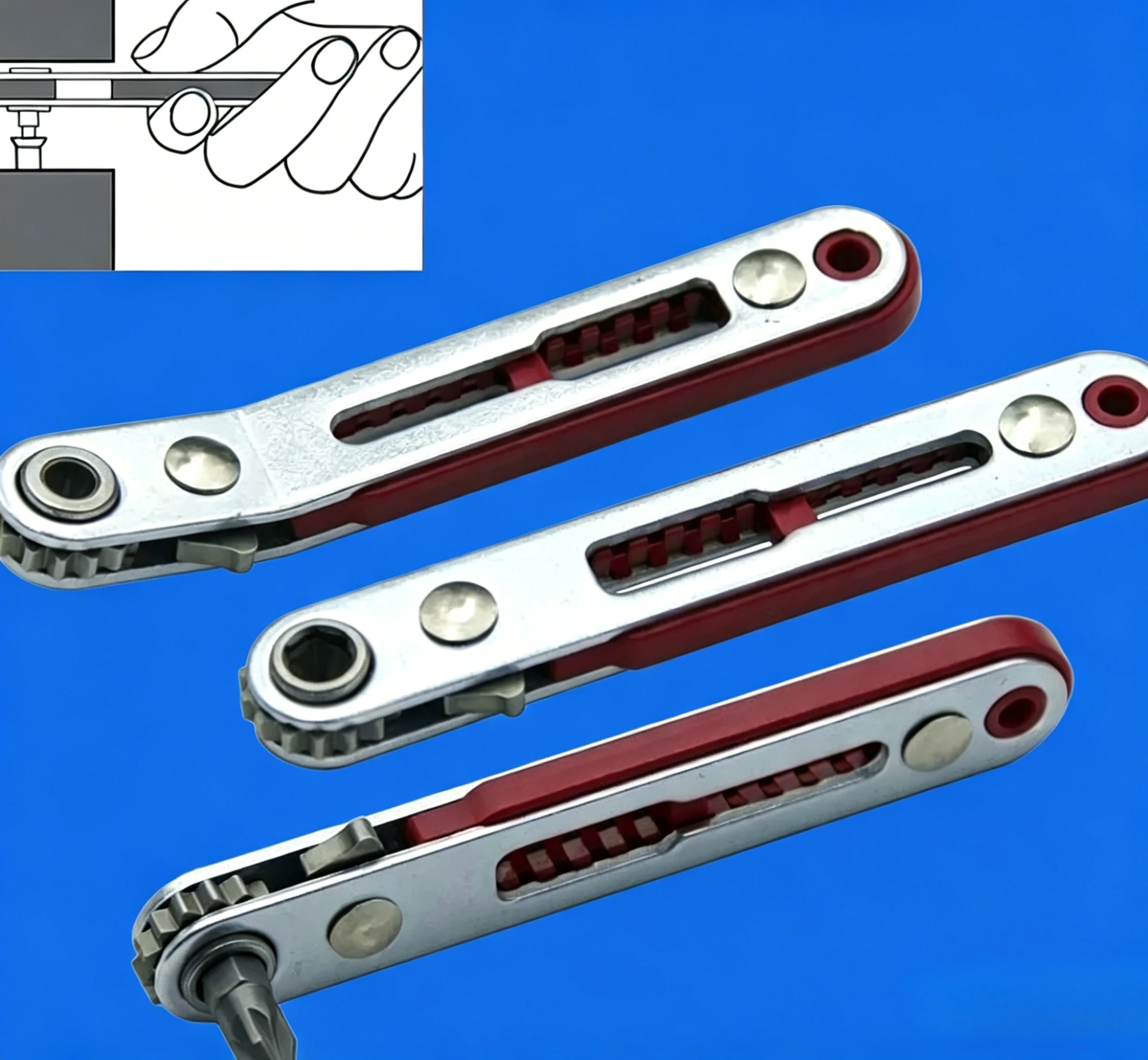 Professional Dual Axis Ratcheting Screwdriver Forward Reverse with Angled Wrench Flat & Phillips Bits
Professional Dual Axis Ratcheting Screwdriver Forward Reverse with Angled Wrench Flat & Phillips Bits