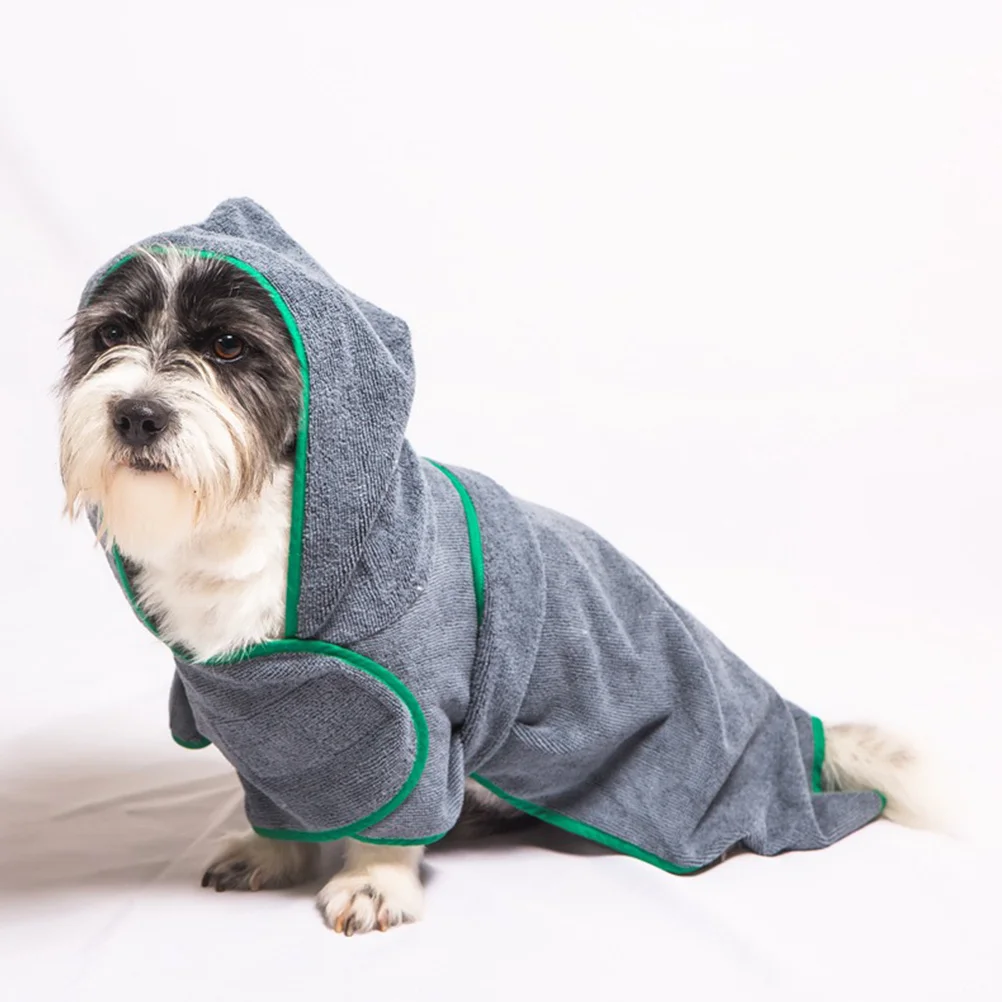 Pet Bathrobe Thickened Warm Super Absorbent Fiber Puppy Cat Wearable Bathrobe Soft Comfortable Pet Towel Dog Bath Towel 
Pet Bathrobe Thickened Warm Super Absorbent Fiber Puppy Cat Wearable Bathrobe Soft Comfortable Pet Towel Dog Bath Towel