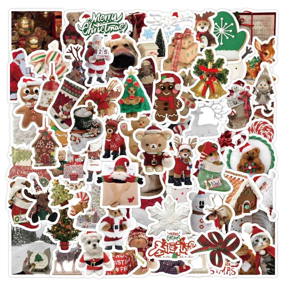 10/30/50/100pcs Kawaii Retro Christmas Cartoon Stickers Decals DIY Laptop Fridge Phone Car Waterproof Graffiti Sticker Kid Toys
10/30/50/100pcs Kawaii Retro Christmas Cartoon Stickers Decals DIY Laptop Fridge Phone Car Waterproof Graffiti Sticker Kid Toys