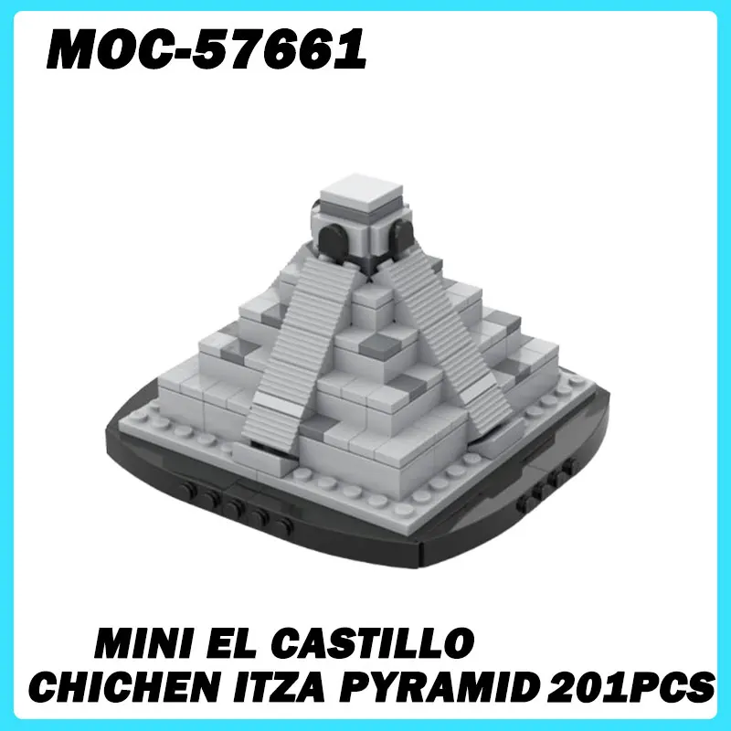 MOC-57661 Микро Архитектурная серия Mini El Castillo Chichen Itza Пирамида Строительные блоки DIY Модель Кирпич Настольная игрушка Рождественские подарки 
MOC-57661 Микро Архитектурная серия Mini El Castillo Chichen Itza Пирамида Строительные блоки DIY Модель Кирпич Настольная игрушка Рождественские подарки