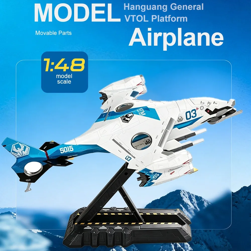 1:48 Hanguang General VTOL Platform Aircraft Model Toy Rotatable Parts Alloy Diecast Miniature Models Livingroom Decorations
1:48 Hanguang General VTOL Platform Aircraft Model Toy Rotatable Parts Alloy Diecast Miniature Models Livingroom Decorations
