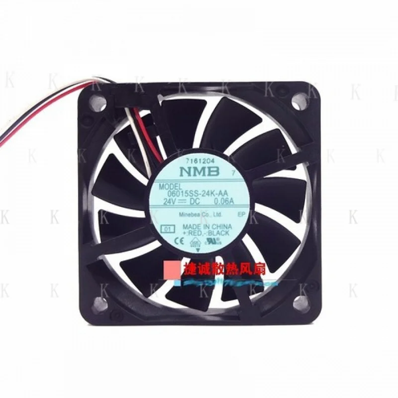 C ДЛЯ NMB 06015SS-24K-AA 6015 24 В 0,06 А 6 см Вентилятор для проектора
C ДЛЯ NMB 06015SS-24K-AA 6015 24 В 0,06 А 6 см Вентилятор для проектора