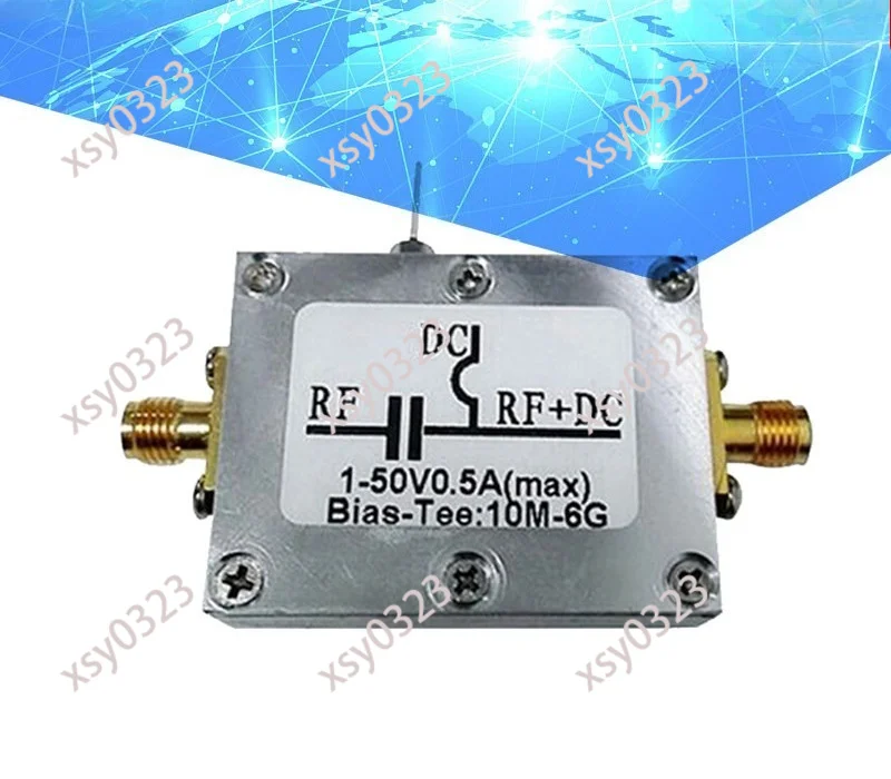 10MHz-6GHz Bias Tee, Coaxial Feed DC Block with Low Insertion Loss
10MHz-6GHz Bias Tee, Coaxial Feed DC Block with Low Insertion Loss