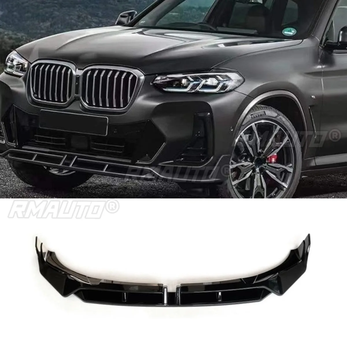 Car Front Bumper Lip Diffuser Splitter Glossy Black Modification Part For BMW X3 X4 G01 G02 G08 2022+ Car Accessories
Car Front Bumper Lip Diffuser Splitter Glossy Black Modification Part For BMW X3 X4 G01 G02 G08 2022+ Car Accessories
