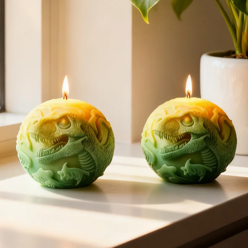 DIY Creative Candle Mold Silicone Dinosaur Handmade Soap Diffuser Stone Ornament with Silicone Molds for Candles Making Tool
DIY Creative Candle Mold Silicone Dinosaur Handmade Soap Diffuser Stone Ornament with Silicone Molds for Candles Making Tool