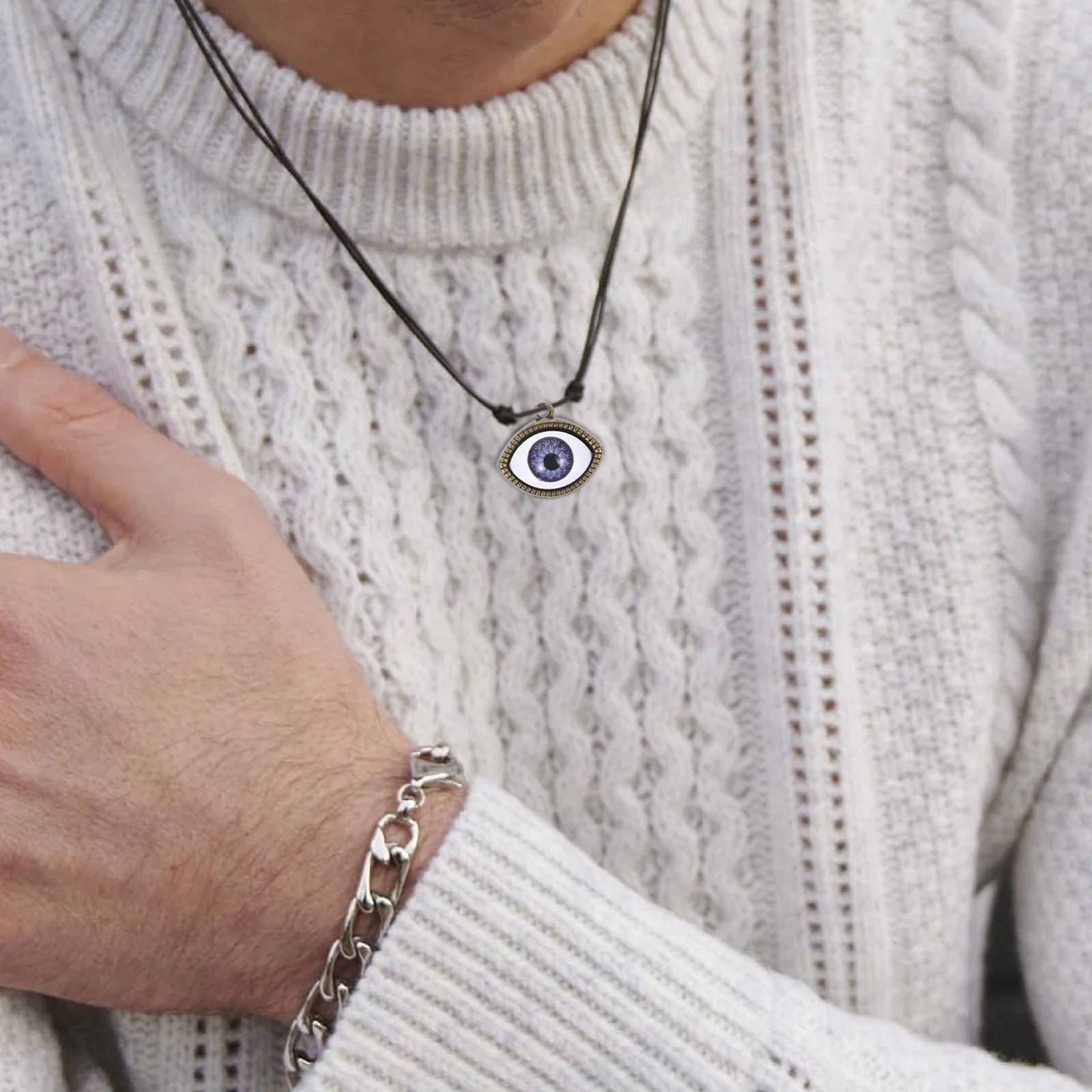 10Pcs Evil Eye Charms Alloy Pendants DIY Necklace Bracelet Earrings Jewelry Making Kits Versatile Styles Evil Eye Pendant
10Pcs Evil Eye Charms Alloy Pendants DIY Necklace Bracelet Earrings Jewelry Making Kits Versatile Styles Evil Eye Pendant