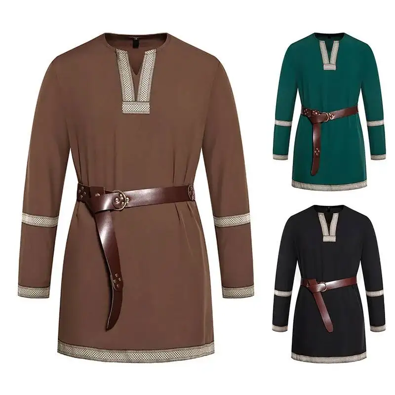 T-shirt 2024 Spring/Summer New Men's Medieval Clothing Fashion Color Blocked Medium To Long Length Men's Long Sleeve T-shirt
T-shirt 2024 Spring/Summer New Men's Medieval Clothing Fashion Color Blocked Medium To Long Length Men's Long Sleeve T-shirt
