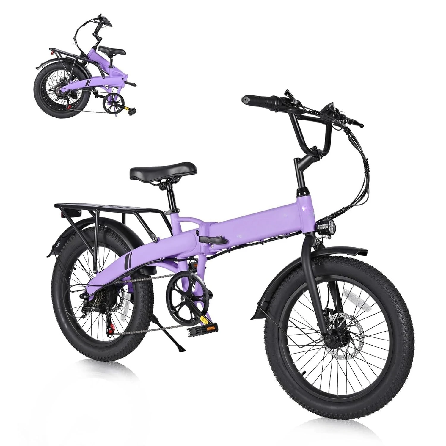 Folding Electric Bike for Adults, 20"×3.0 Fat Tire Electric Bicycle, 374.4Wh Battery Ebike, 20MPH Electric Cargo, Customized
Folding Electric Bike for Adults, 20"×3.0 Fat Tire Electric Bicycle, 374.4Wh Battery Ebike, 20MPH Electric Cargo, Customized