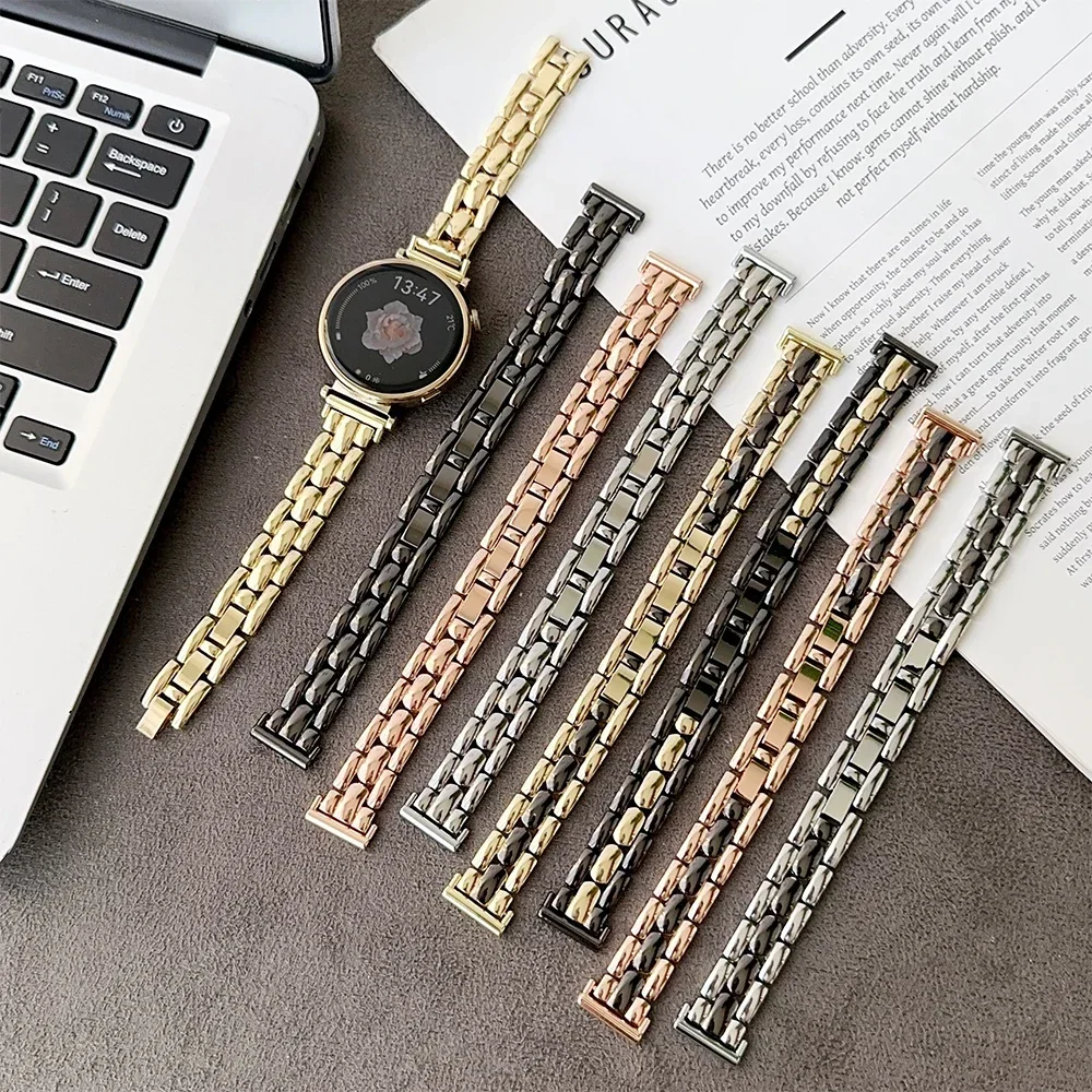18mm 20 22mm Women Slim Strap for Huawei GT4 41mm 46mm Watch4/4Pro Chain Band for Samsung Galaxy 6 5 4 44mm 40mm Metal Bracelet
18mm 20 22mm Women Slim Strap for Huawei GT4 41mm 46mm Watch4/4Pro Chain Band for Samsung Galaxy 6 5 4 44mm 40mm Metal Bracelet