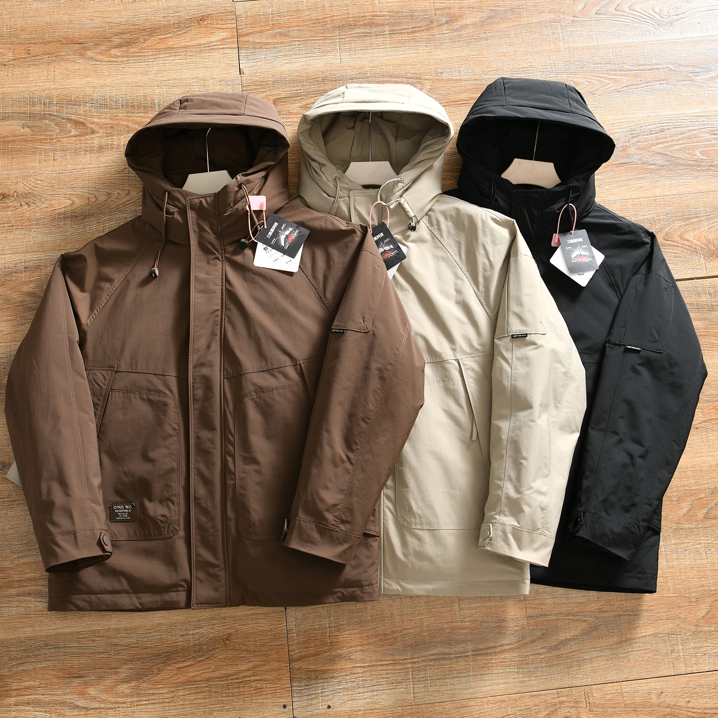 Outdoor Men's Thickened down Jacket Windproof Waterproof Seamless Taped Workwear Style Fashionable All-Match Winter Coat
Outdoor Men's Thickened down Jacket Windproof Waterproof Seamless Taped Workwear Style Fashionable All-Match Winter Coat