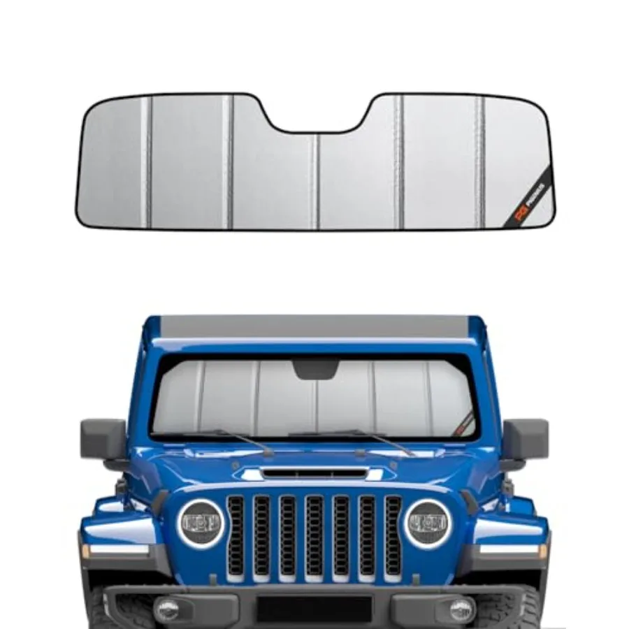 Солнцезащитный экран для лобового стекла Jeep JL Gladiator 2020-2026 - Защита от солнца
Солнцезащитный экран для лобового стекла Jeep JL Gladiator 2020-2026 - Защита от солнца